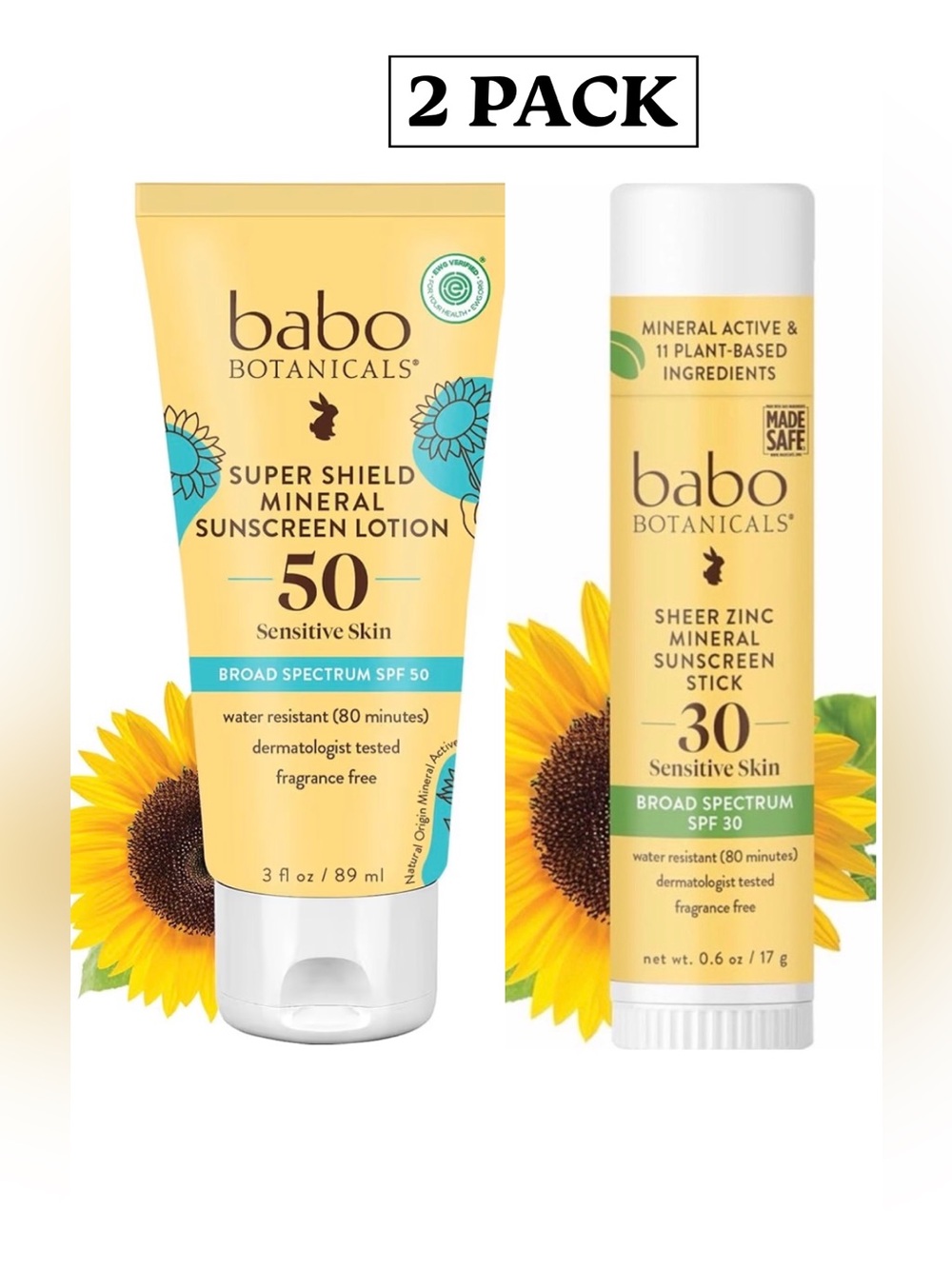 BABO Botanicals Sunscreen Bundle  (new)